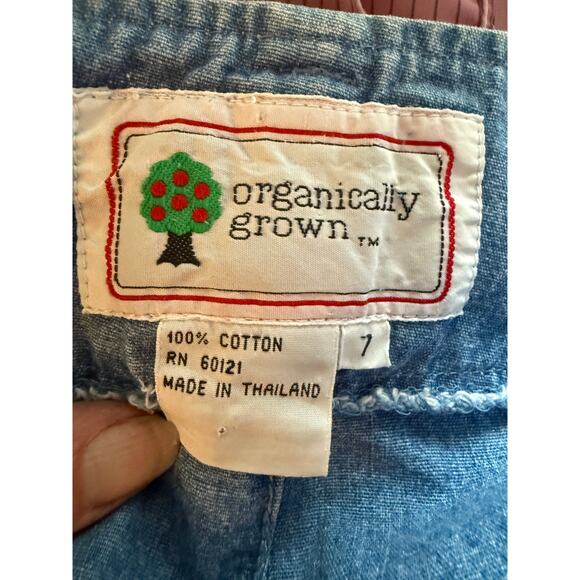 Organically Grown Vintage 80's Denim Skirt Size 7 - Picture 7 of 7